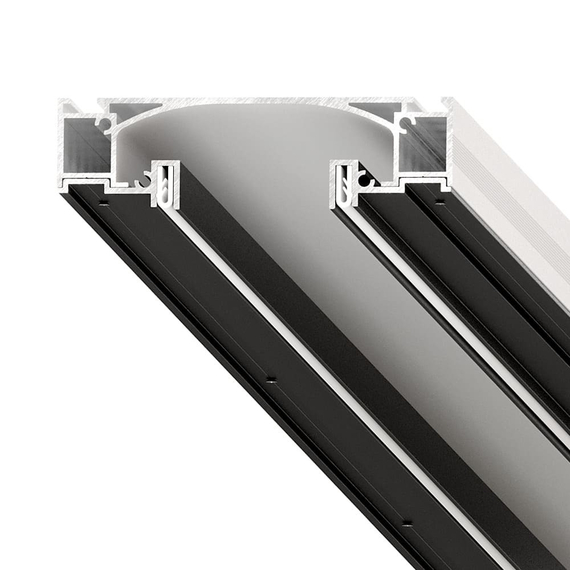 Профиль нишевая световая линия SLIM 35 черно-белый 2,0 м